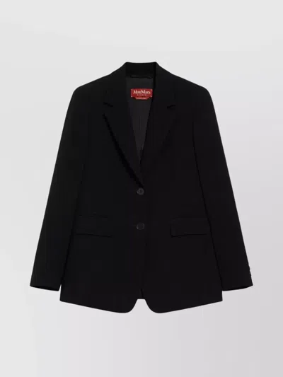 MAX MARA TAILORED SUIT JACKET FRONT POCKETS