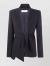 Max Mara Tailored Suit With Long Sleeves And Notched Lapel In Blue