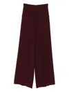 Max Mara Tailored Trousers In Red