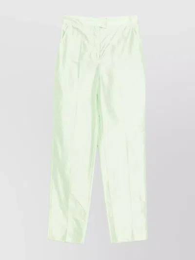 Max Mara Tailored Trousers Button Detailing In White