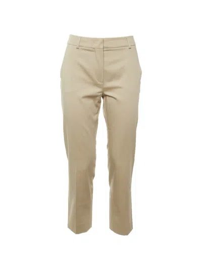 Pre-owned Max Mara Tailored Trousers In Neutral