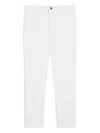 Max Mara Studio Detroit Long Trouser White In White