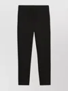 Max Mara Tailored Trousers With Belt Loops And Pockets In Black