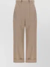 Max Mara Tailored Trousers With Cuffed Hem And Pockets