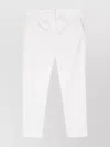 Max Mara Tailored Trousers With Pockets And Crease In White