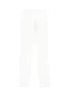 Max Mara Tailored Straight Leg Trousers With Belt Loops In White