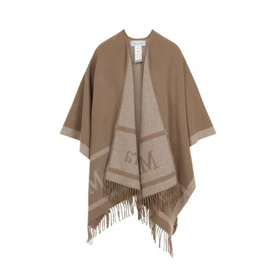Max Mara Tailored Wool Coat With Fringe Detailing And Elegant Silhouette