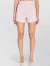 Max Mara Tailored Wool Mohair Silk Blend Shorts In Multi