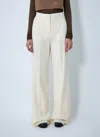 Max Mara Tailored Wool Pants In Neutral