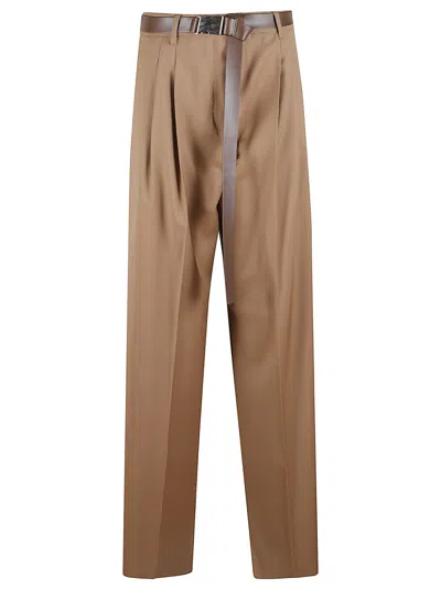 MAX MARA MAX MARA TAILORED WOOL TROUSERS WITH HIGH WAIST