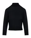 Max Mara Talea Wool High-neck Jumper In Black