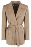Max Mara Talento Blazer In Brown