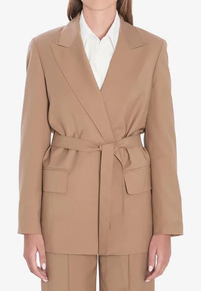 MAX MARA TALENTO BELTED WOOL BLAZER