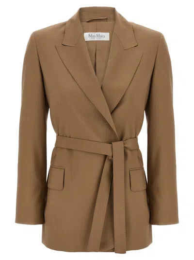 Max Mara 'talento' Blazer In Brown