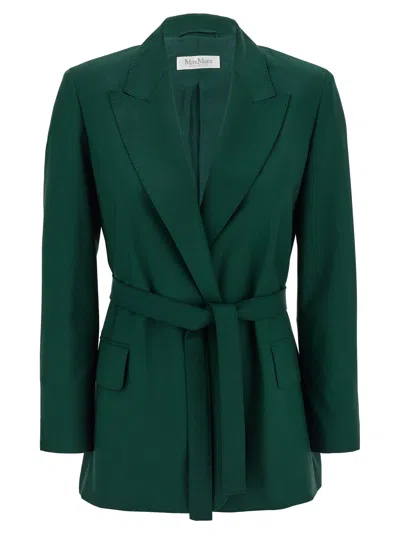 Max Mara Talento Blazer In Green