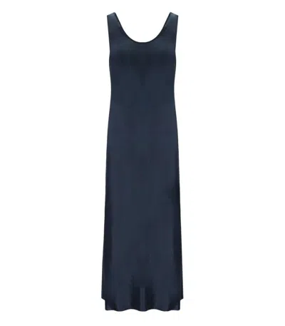 Max Mara Talete Blue Midi Dress