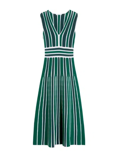 MAX MARA MAX MARA TALLONE KNITTED DRESS GREEN