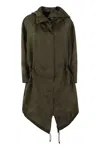 Max Mara Women's Tambuto - Silk Organza Oversize Parka