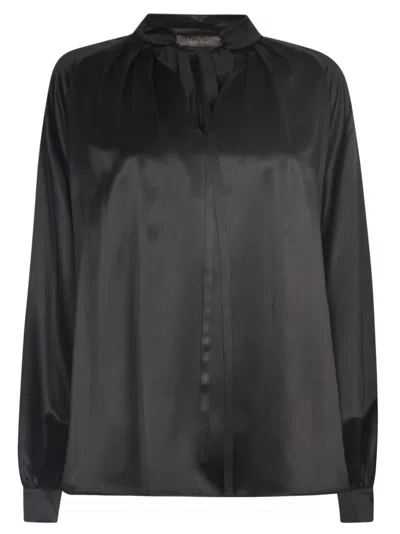 Max Mara Tamigi Shirt In Black