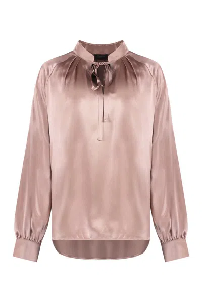 MAX MARA MAX MARA TAMIGI SILK BLOUSE WITH BOW