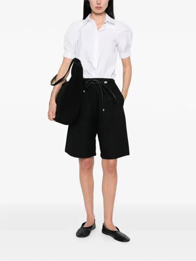 Max Mara Tamore Puff-sleeve Shirt In White