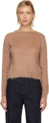 Max Mara Tan Aceto Sweater In Brown
