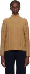 Max Mara Tan Beira Turtleneck In 002 Camel