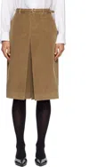 Max Mara Tan Fragore Shorts In Brown