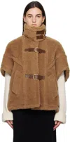 Max Mara Tan Newdorano Jacket In 001 Camel