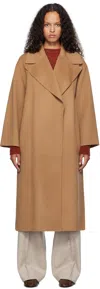 Max Mara -breasted Wool Coat In 045 Camel