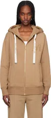 Max Mara Tan Pecos Hoodie In 003 Camel