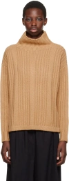Max Mara Vitalba Wool And Cashmere Sweater In 003 Camel