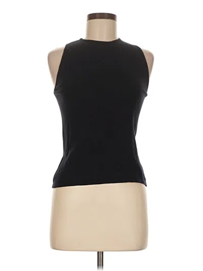 Pre-owned Max Mara Tank Top Black Halter Neckline Tops