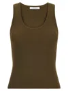 Max Mara Tank Top In Olive