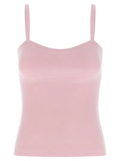Max Mara Tank Top In Pink