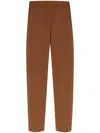 Max Mara Pleated Casual Pants In Brown
