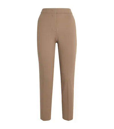 Max Mara Tapered Trousers In Brown