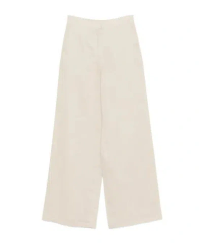 Max Mara Tapioca Palazzo Pants In Neutral