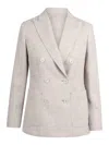 Max Mara Targa Double -breasted Blazer In Multi