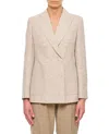 Max Mara Targa Double-breasted Linen Blazer