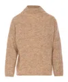 Max Mara 's  Taro Long-sleeved Knitted Jumper In Brown