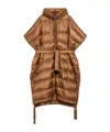 Max Mara Tarpaulin Cloak In Brown