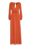 MAX MARA MAX MARA TASCA SILK MAXI DRESS