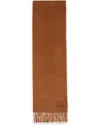 Max Mara 'wsdalia' Cashmere Stole Embroidered 'monogram' In Brown