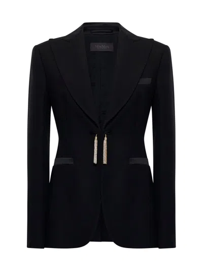MAX MARA TASSEL DETAILED COLLARED JACKET