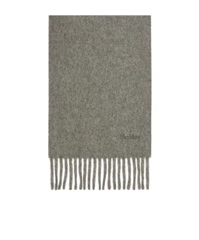 Max Mara Tassel Scarf In Green