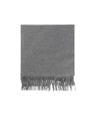 Max Mara Tassel Scarf In Transparent