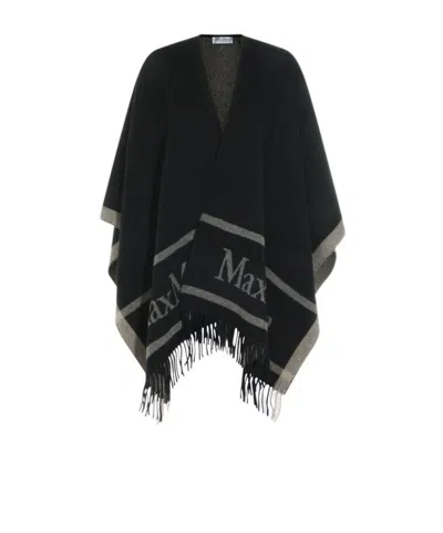 Max Mara Tassel Shawl In Transparent