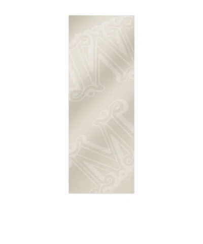 Max Mara Tassel Shawl In Neutral