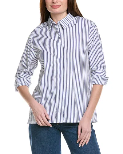 Max Mara Tata Stripe Shirt In Animal Print